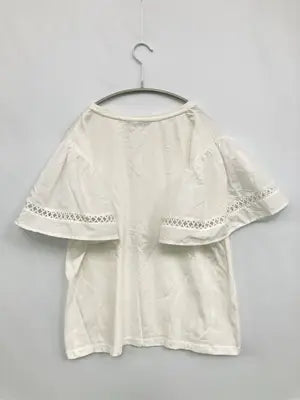 MUMU&Co/ムムアンドコー/Tシャツ/カットソー/トップス/ホワイト/LL