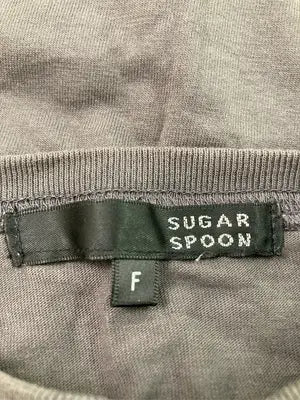 SUGAR SPOON/シュガースプーン/Tシャツ/カットソー/トップス/ブラウン/F
