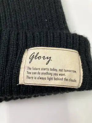 GLORY/グローリー/ニットキャップ/ビーニー/帽子/ブラック