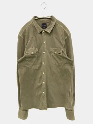 ZARA/ザラ/シャツ/ブラウス/トップス/カーキ/L