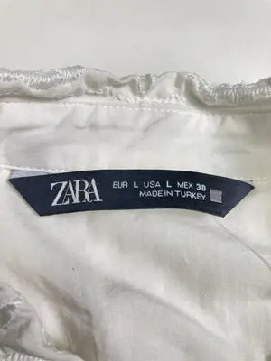 ZARA/ザラ/シャツ/ブラウス/トップス/ホワイト/L