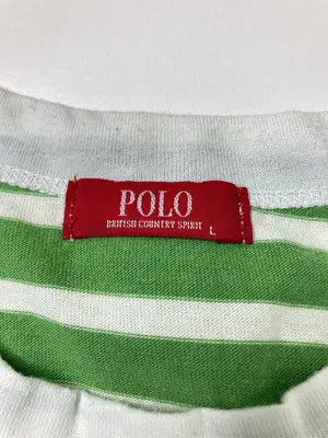 POLO/ポロ/Tシャツ/カットソー/トップス/ライトグリーン/L