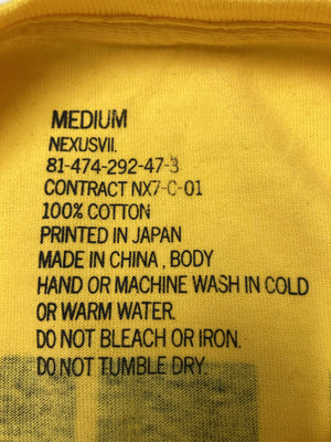 PEANUTS/ピーナッツ/Tシャツ/カットソー/トップス/イエロー/M