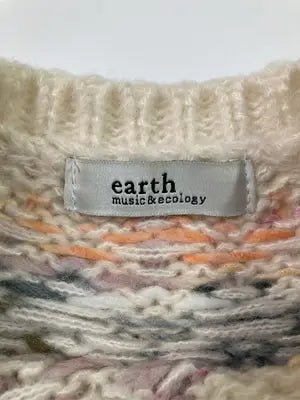 earth music&ecology/アースミュージックアンドエコロジー/ニット/セーター/トップス/アイボリー/F