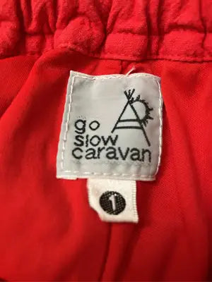 go slow caravan/ゴースローキャラバン/ロングスカート/スカート/レッド/1