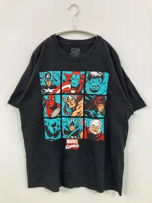 MARVEL/マーベル/Tシャツ/カットソー/トップス/ブラック/L