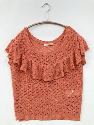 E hyphen world gallery peace/イーハイフンワールドギャラリーピース/ニット/セーター/トップス/レッド/F