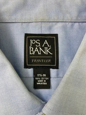 JoS.A. BANK/ジョスエーバンク/ビジネスシャツ/トップス/スカイブルー/17 1/2-35