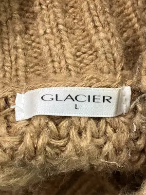 GLACIER/グラシア/ニット/セーター/トップス/ブラウン/L