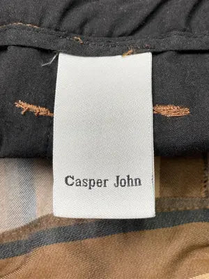 Casper John/キャスパージョン/スラックス/パンツ/ブラウン/S