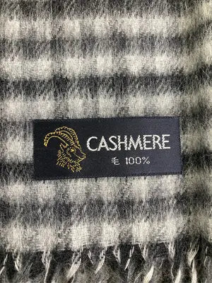 CASHMERE/カシミヤ/マフラー/ファッション雑貨/ブラック