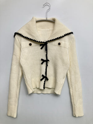 JIANHU/ニット/セーター/トップス/アイボリー/S