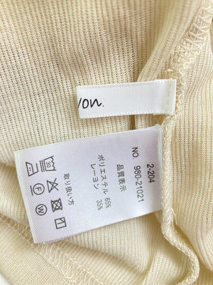 Thevon./ザボン/Tシャツ/カットソー/トップス/ベージュ