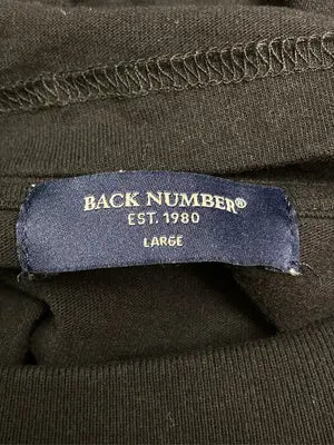 BACK NUMBER/バックナンバー/Tシャツ/カットソー/トップス/ブラック/LARGE