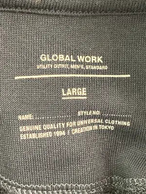GLOBAL WORK/グローバルワーク/スウェット/トップス/ネイビー/L