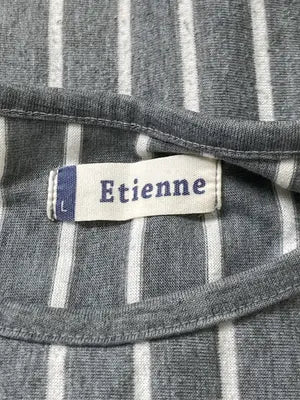 ETIENNE/チュニック/ワンピース/ドレス/グレー/L