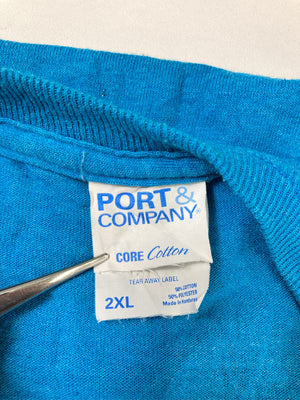 PORT COMPANY/ポートカンパニー/Tシャツ/カットソー/トップス/ブルー/2XL