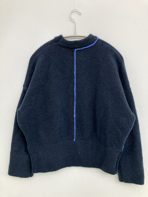 ZARA/ザラ/ニット/セーター/トップス/ネイビー/EUR XS/USA XS/MEX 24