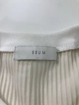 SSUM/Tシャツ/カットソー/トップス/アイボリー
