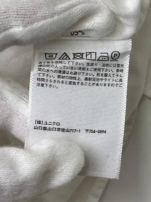UNIQLO/ユニクロ/シャツ/ブラウス/トップス/ホワイト/L