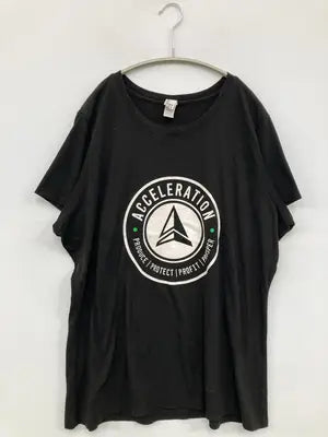Tシャツ/カットソー/トップス/ブラック/XXL
