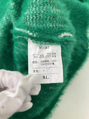 ARGUECULTURE/ニット/セーター/トップス/グリーン/XL