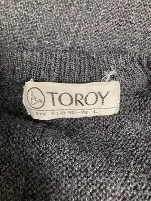 TOROY/トロイ/ニット/セーター/トップス/グレー/L
