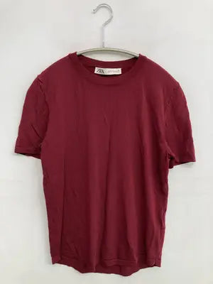 ZARA/ザラ/Tシャツ/カットソー/トップス/レッド/M