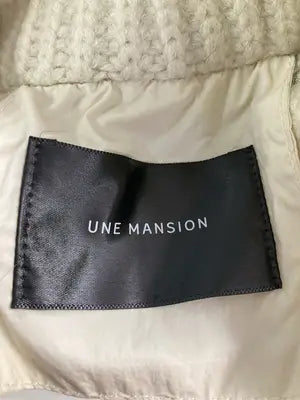 UNE MANSION/ウメマンション/ダウンジャケット/コート/ジャケット/アウター/アイボリー/F