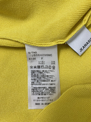 JEANASIS/ジーナシス/タンクトップ/トップス/イエロー/F