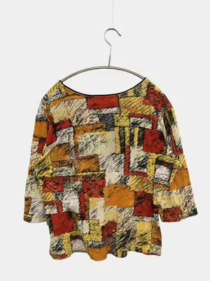 K & MI/Tシャツ/カットソー/トップス/イエロー