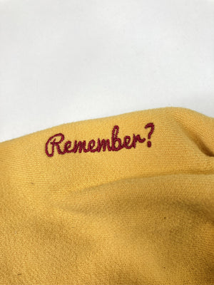 REMEMBER?/スウェット/トップス/イエロー