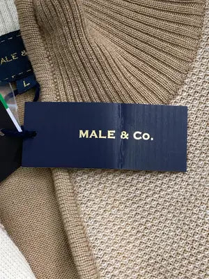 MALE & Co./ニット/セーター/トップス/ベージュ/L