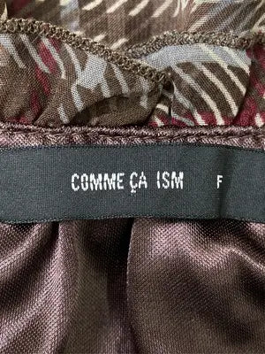 COMME CA ISM/コムサイズム/シャツ/ブラウス/トップス/ブラウン/F