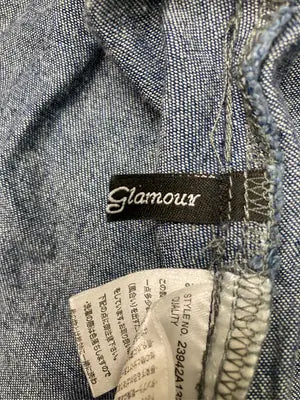 Riche glamour/リシェグラマー/シャツワンピース/ワンピース/ドレス/ブルー/M