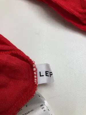 LEPSIM/レプシィム/Tシャツ/カットソー/トップス/レッド/FREE