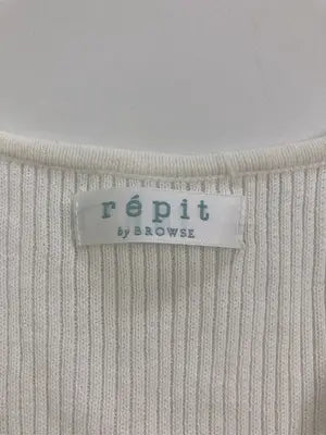 repit/Tシャツ/カットソー/トップス/ホワイト/L   バスト83～87