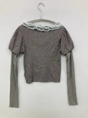 jouetie/ジュエティ/Tシャツ/カットソー/トップス/グレー/M