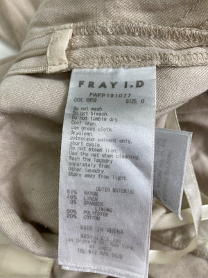 FRAY I.D/フレイアイディー/その他パンツ/パンツ/ベージュ/0