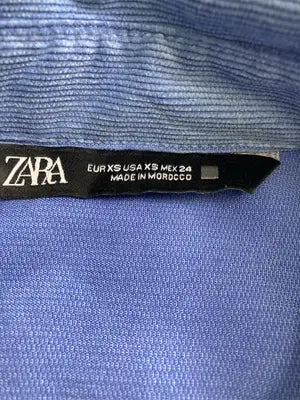 ZARA/ザラ/シャツ/ブラウス/トップス/ブルー/XS