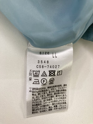 index/インデックス/ミモレ/半端丈スカート/スカート/スカイブルー/LL