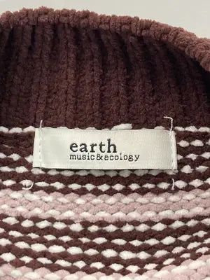 earth music&ecology/アースミュージックアンドエコロジー/ニット/セーター/トップス/ブラウン/F