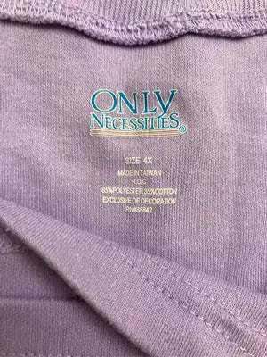 ONLY NECESSITIES/Tシャツ/カットソー/トップス/パープル/4X