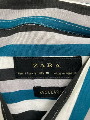 ZARA/ザラ/シャツ/ブラウス/トップス/スカイブルー/S