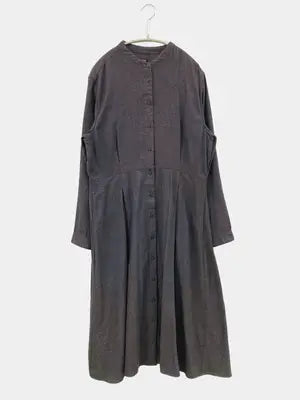 UNIQLO/ユニクロ/シャツワンピース/ワンピース/ドレス/グレー/L