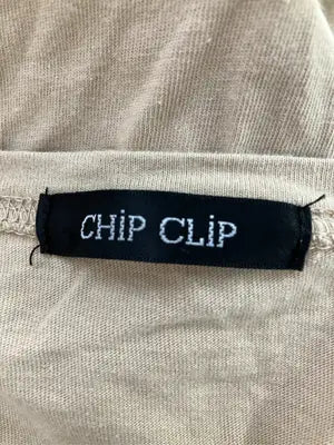 Chip Clip/チップクリップ/Tシャツ/カットソー/トップス/ベージュ/L