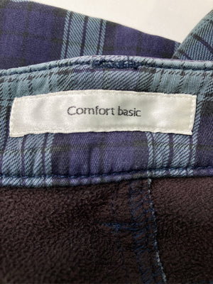 Comfort basic/コンフォートベーシック/スラックス/パンツ/グリーン/S