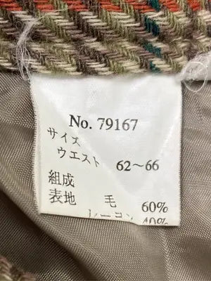 スラックス/パンツ/ベージュ/ウエスト62～66