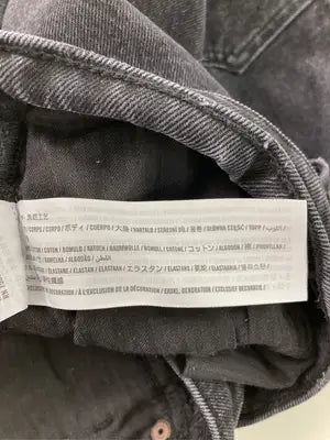 Abercrombie & Fitch/アバクロンビーアンドフィッチ/デニムスカート/スカート/ブラック/28/6