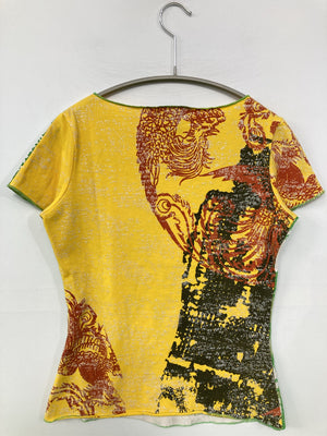 CUSTO/クスト/Tシャツ/カットソー/トップス/ライトグリーン